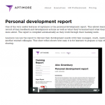 Personal development report